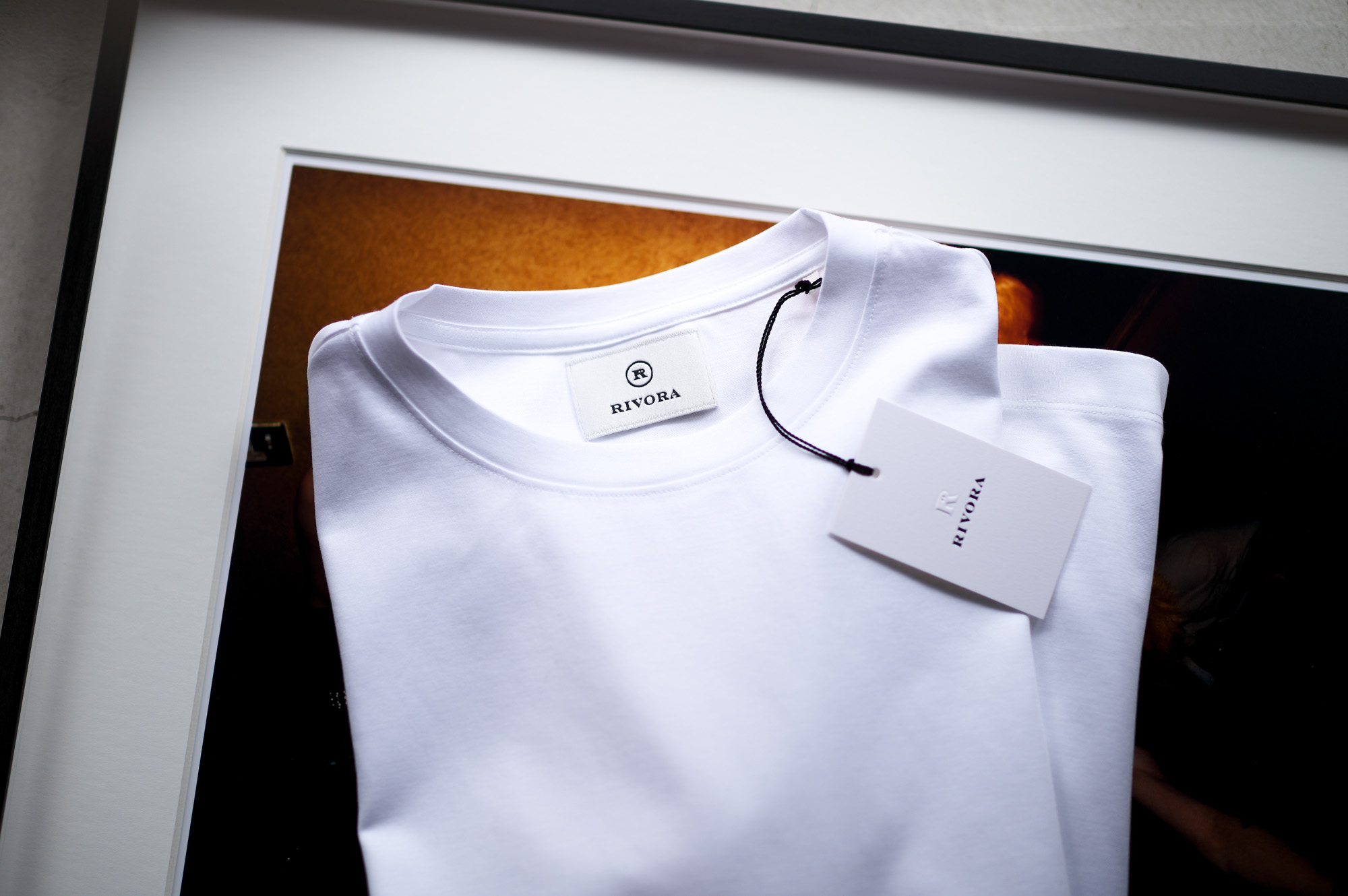 RIVORA (リヴォラ) Extra Fine Cotton T-Shirts エクストラファインコットン Tシャツ WHITE (ホワイト・030) MADE IN JAPAN (日本製) 2023春夏新作 愛知 名古屋 Alto e Diritto altoediritto アルトエデリット