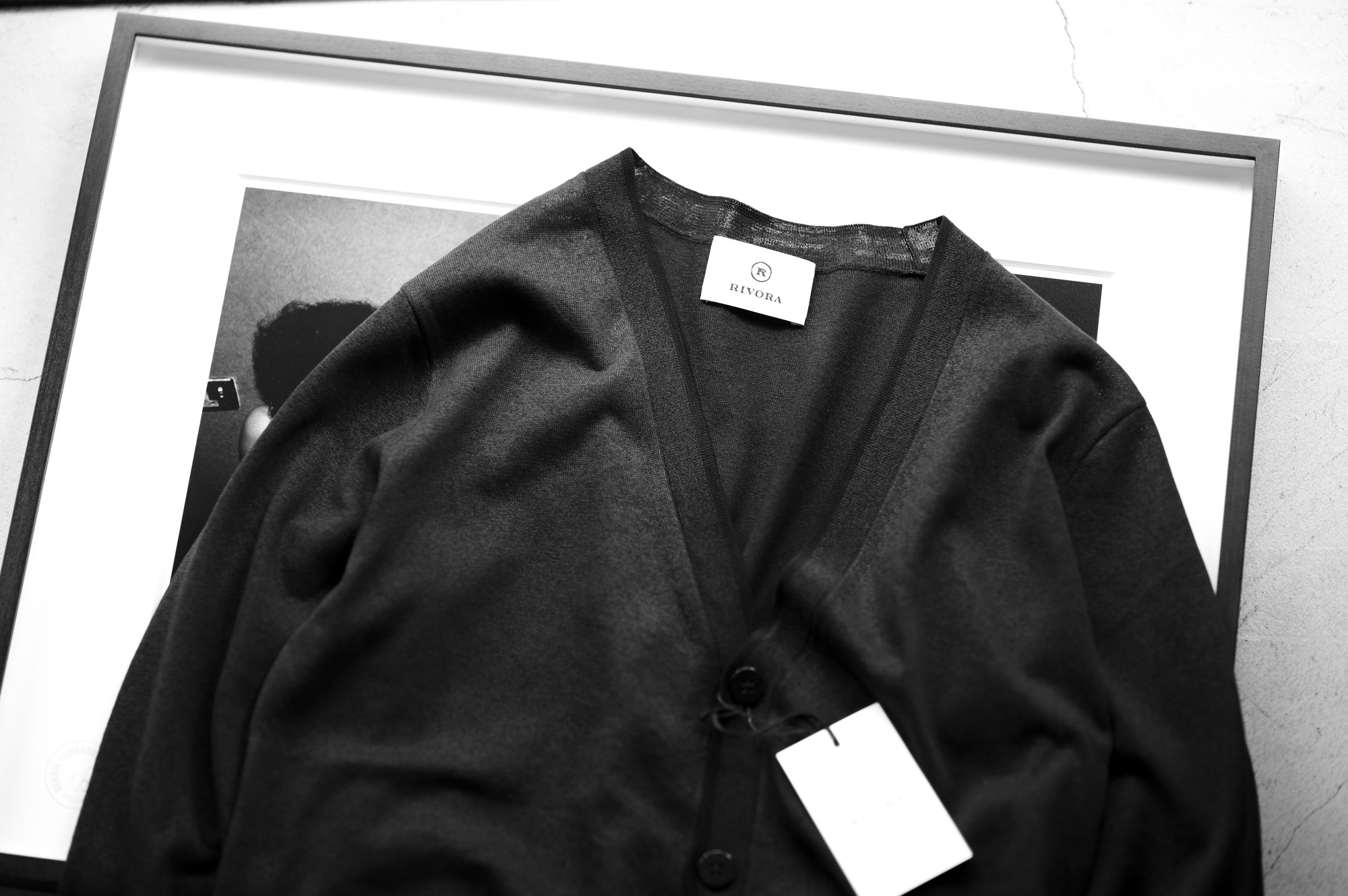 【Vintage】 special black line cardigan