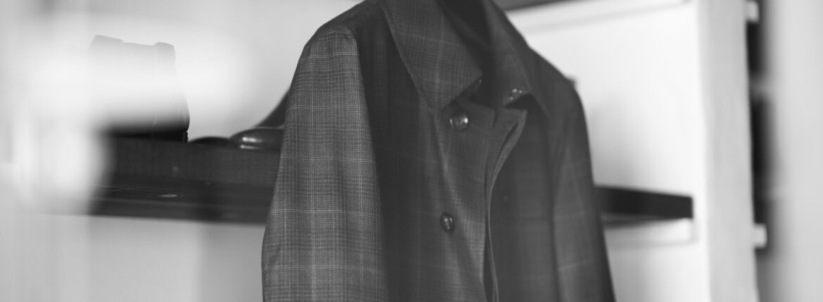 cuervo bopoha "Bang" DORMEUIL SAFARI JACKET BLUE CHECK 2023AW【Special Model】クエルボ ヴァローナ バング ドーメル ブルーチェック 2023秋冬 サファリジャケット 愛知 名古屋 Alto e Diritto altoediritto アルトエデリット