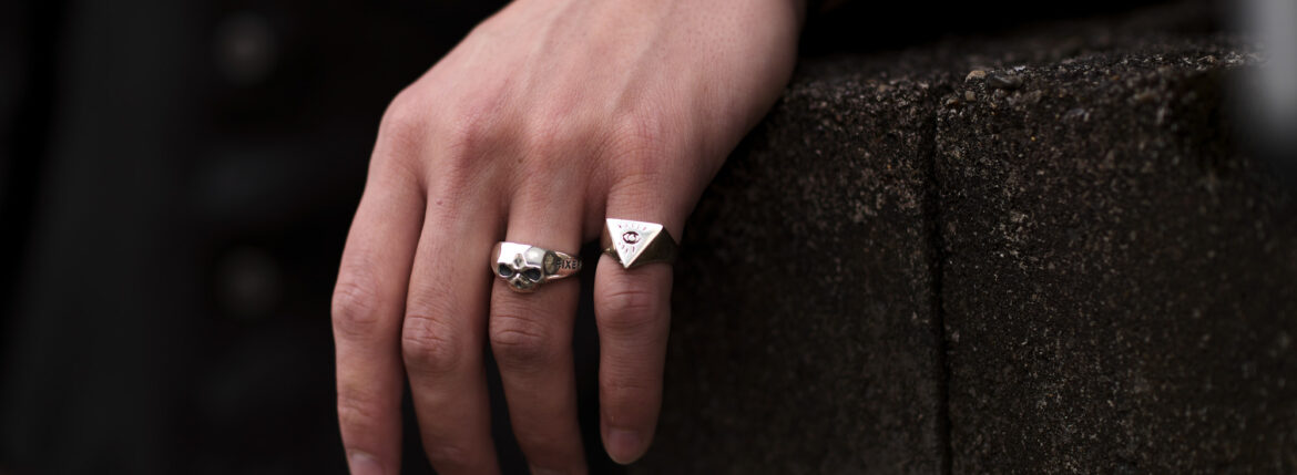 FIXER(フィクサー) SKULL RING 925 STERLING SILVER (925 スターリングシルバー) スカルリング SILVER (シルバー) 【ご予約開始】【2023.4.13(thu)～2023.4.30(Sun)】 愛知 名古屋 Alto e Diritto altoediritto アルトエデリット リング ドクロリング ドクロシルバー