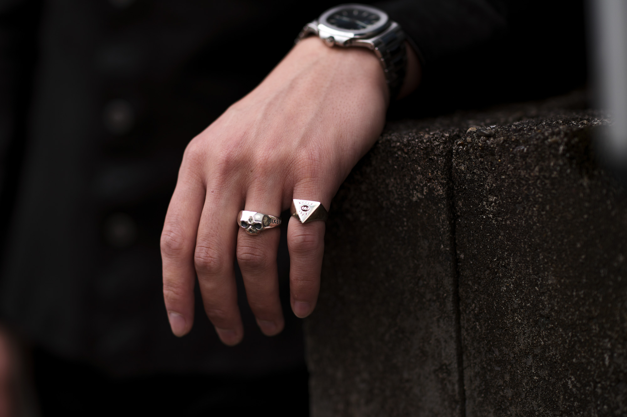 FIXER(フィクサー) SKULL RING 925 STERLING SILVER (925 スターリングシルバー) スカルリング SILVER (シルバー) 【ご予約開始】【2023.4.13(thu)～2023.4.30(Sun)】 愛知 名古屋 Alto e Diritto altoediritto アルトエデリット リング ドクロリング ドクロシルバー