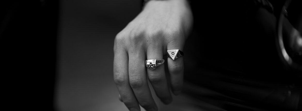 FIXER "SKULL RING" WHITE DIAMOND 925 STERLING SILVER フィクサー スカルリング 925シルバー ホワイトダイヤモンド 愛知 名古屋 Alto e Diritto altoediritto アルトエデリット