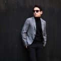 ISAIA (イザイア) POMPEI (ポンペイ) “100％ SILK” MADDER SILK (マダーシルク) ペイズリージャケット GRAY×BLACK (グレー×ブラック・970) Made in italy (イタリア製) 2023春夏新作のイメージ