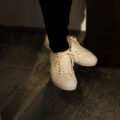 R.C.A. (アールシーエー) 001-21-O-1228 アーミー キャンバス レトロ スニーカー OFF WHITE (オフホワイト) 2023春夏 【ご予約受付中】のイメージ