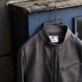 RIVORA (リヴォラ) HORSE LEATHER JACKET (ホースレザージャケット) ホースレザー シングル ライダース GRAY (グレー・020) MADE IN JAPAN (日本製) 2023 【発売開始】のイメージ