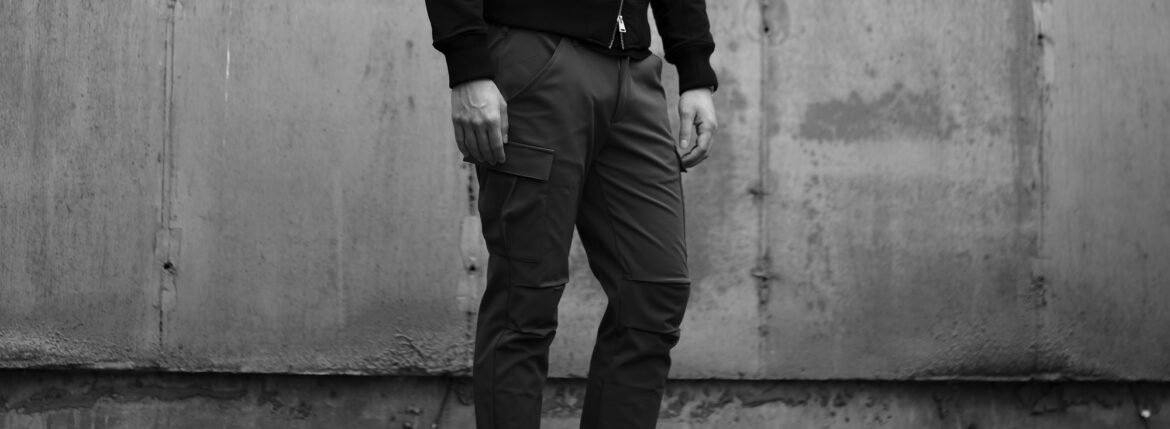 Volturno "Brushed Back Slim Fit Easy Cargo Pants" GRAY 2023AW 愛知 名古屋 Alto e Diritto altoediritto アルトエデリット ヴォルトゥルノ ブラッシュバック スリムフィット イージー カーゴ パンツ グレー