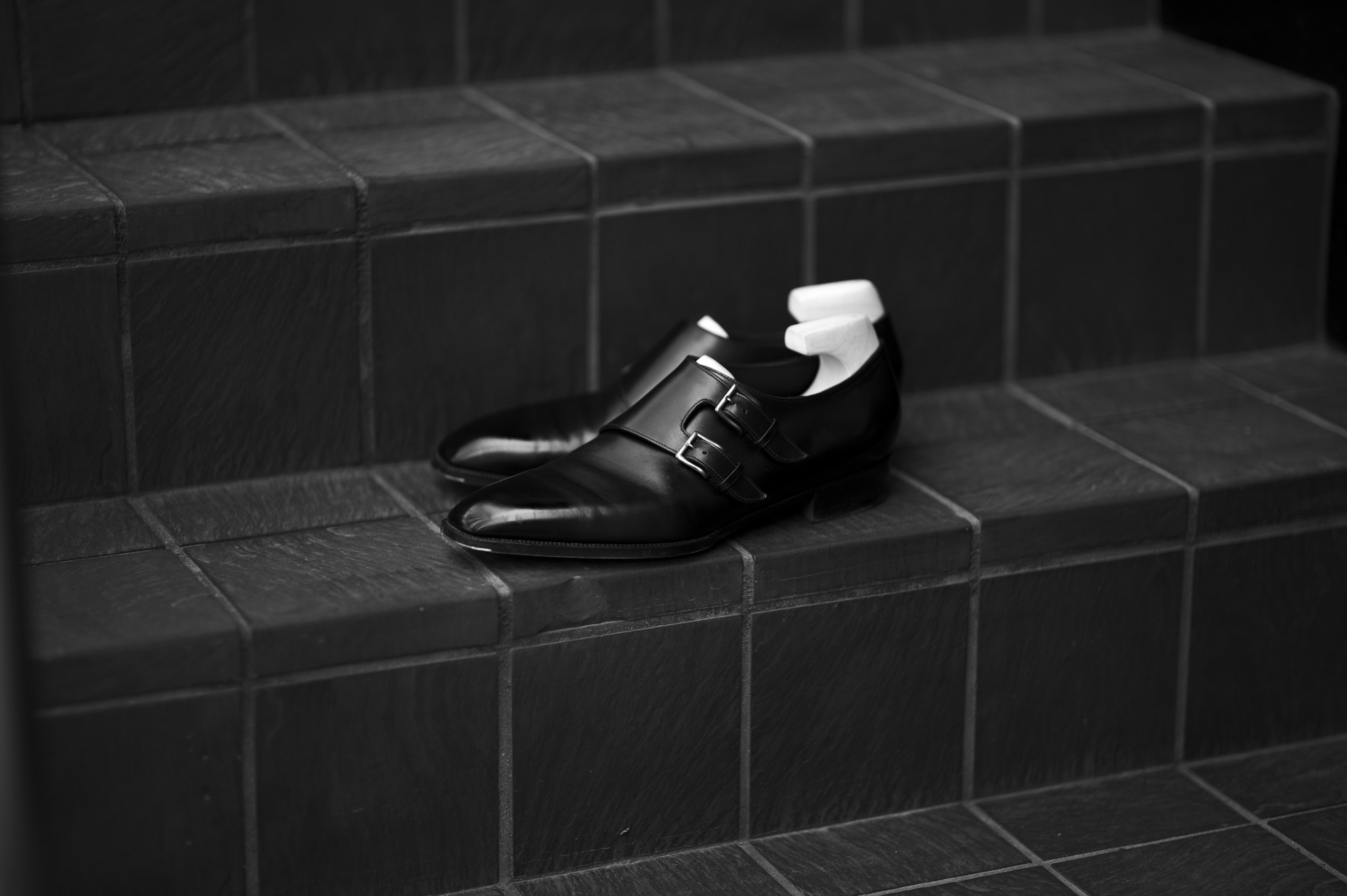 【Yohei Fukuda・福田洋平 /・ビスポーク(フルオーダー),MTO(セミオーダー) オーダー会開催 / 2023.4.08(sat)-2023.4.09(sun)】【Double Monk Strap Shoes】 愛知 名古屋 Alto e Diritto altoediritto アルトエデリット ダブルモンクストラップシューズ ダブルモンク ブラック