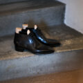 Yohei Fukuda “MTO” Chukka Boot Black Calf Black 2023のイメージ