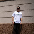 BALMAIN（バルマン）PRINTED T-SHIRT (プリンテッド Tシャツ) ロゴプリント Tシャツ BLANC (ホワイト) 2023春夏新作 【入荷しました】【フリー分発売開始】のイメージ