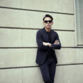 cuervo bopoha (クエルボ ヴァローナ) Sartoria Collection (サルトリア コレクション) Hedi (エディ) KINETIC COMFORT NYLON ストレッチ ナイロン タイトフィット パンツ BLACK (ブラック) MADE IN JAPAN (日本製) 2023春夏のイメージ