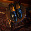 ENZO BONAFE(エンツォボナフェ) ART. EB-08 Coin Loafer コインローファー LAMA LEATHER ラマレザー ドレスシューズ ローファー NERO(ブラック) made in italy (イタリア製) 2023春夏新作のイメージ