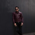 FIXER(フィクサー) F2(エフツー) SINGLE RIDERS Cow Leather シングルライダース ジャケット BURGUNDY (バーガンディー) 【ご予約開始】【2023.5.13(Sat)～2023.5.28(Sun)】のイメージ