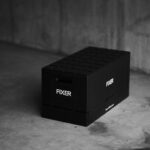 FIXER "FCT-01" FOLDING CONTAINER フィクサー フォルド コンテナ 収納ボックス コンテナ BLACK×WHITE ブラック×ホワイト 愛知 名古屋 Alto e Diritto altoediritto アルトエデリット コンテナボックス ボックス 洋服入れ 小物入れ