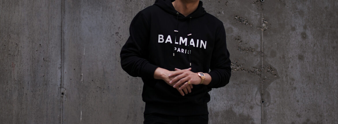 BALMAIN（バルマン）PRINTED HOODIE (プリンテッド フーディ