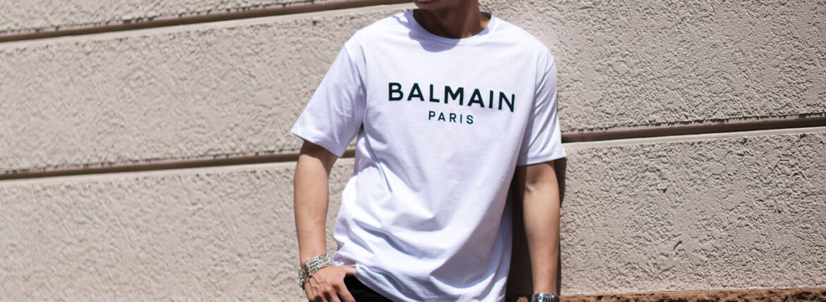 BALMAIN バルマン Tシャツ レインボーロゴ  XL