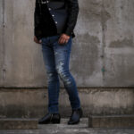 cuervo bopoha (クエルボ ヴァローナ) Sartoria Collection (サルトリア コレクション) Bal (バル) 9oz BLUE COMFORT DENIM ダメージウォッシュ タイトフィット ストレッチ クラッシュデニム パンツ BLUE (ブルー・67) MADE IN JAPAN (日本製) 2023春夏 【Special Model】 【ご予約開始】クエルボ ヴァローナ バル ブルークラッシュ 2023春夏 デニムパンツ クラッシュデニム 愛知 名古屋 Alto e Diritto altoediritto アルトエデリット ブルーデニム