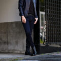 cuervo bopoha (クエルボ ヴァローナ) Sartoria Collection (サルトリア コレクション) Bal (バル) 9oz INDIGO COMFORT DENIM ワンウォッシュ タイトフィット ストレッチ デニム パンツ INDIGO (インディゴ・98) MADE IN JAPAN (日本製) 2023春夏新作のイメージ