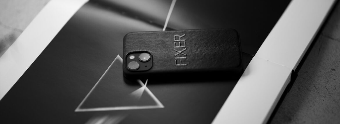 FIXER(フィクサー) “iPhone Case” アイフォーンケース  ALL BLACK(オールブラック) 【ご予約開始】【2023.9.18(Mon)～2023.10.01(Sun)】のイメージ