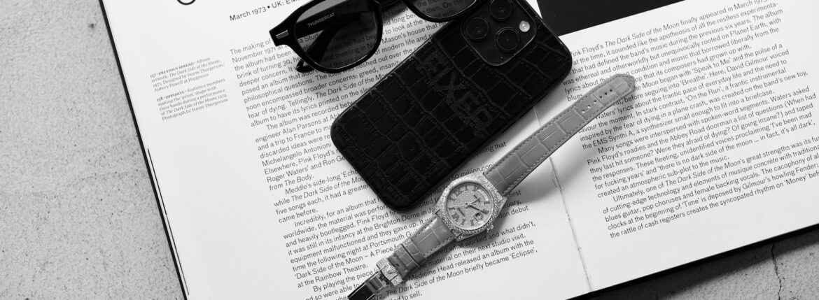 FIXER “THUNDERCAT” 925 STERLING SILVER × FIXER “iPhone 14Pro Crocodile Case” BLACK × ROLEX DAY-DATE “128158RBR” CROCO CORAのイメージ