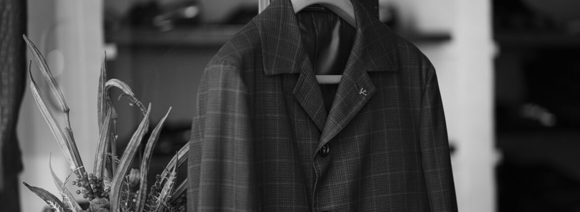 ISAIA "CAPPOTTO" SILK WOOL BROWN 2023 イザイア カポット シルクウール ブラウン 愛知 名古屋 Alto e Diritto altoediritto アルトエデリット カーコート コート ミドルコート ベージュ 秋冬 春夏