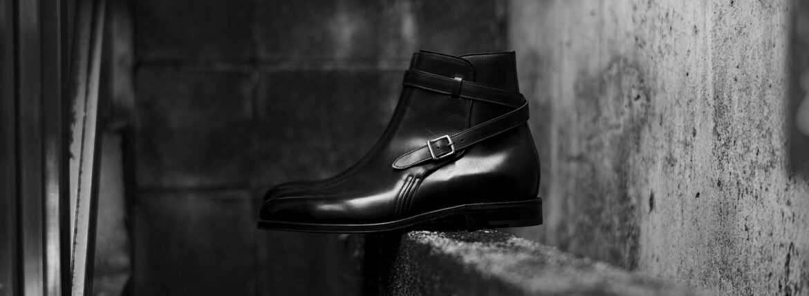 JOHN LOBB (ジョンロブ) ABBOT (アボット) 8695B Jodhpur Boots Black Calf ブラックカーフレザー ジョッパーブーツ BLACK (ブラック) Made In England (イギリス製)のイメージ