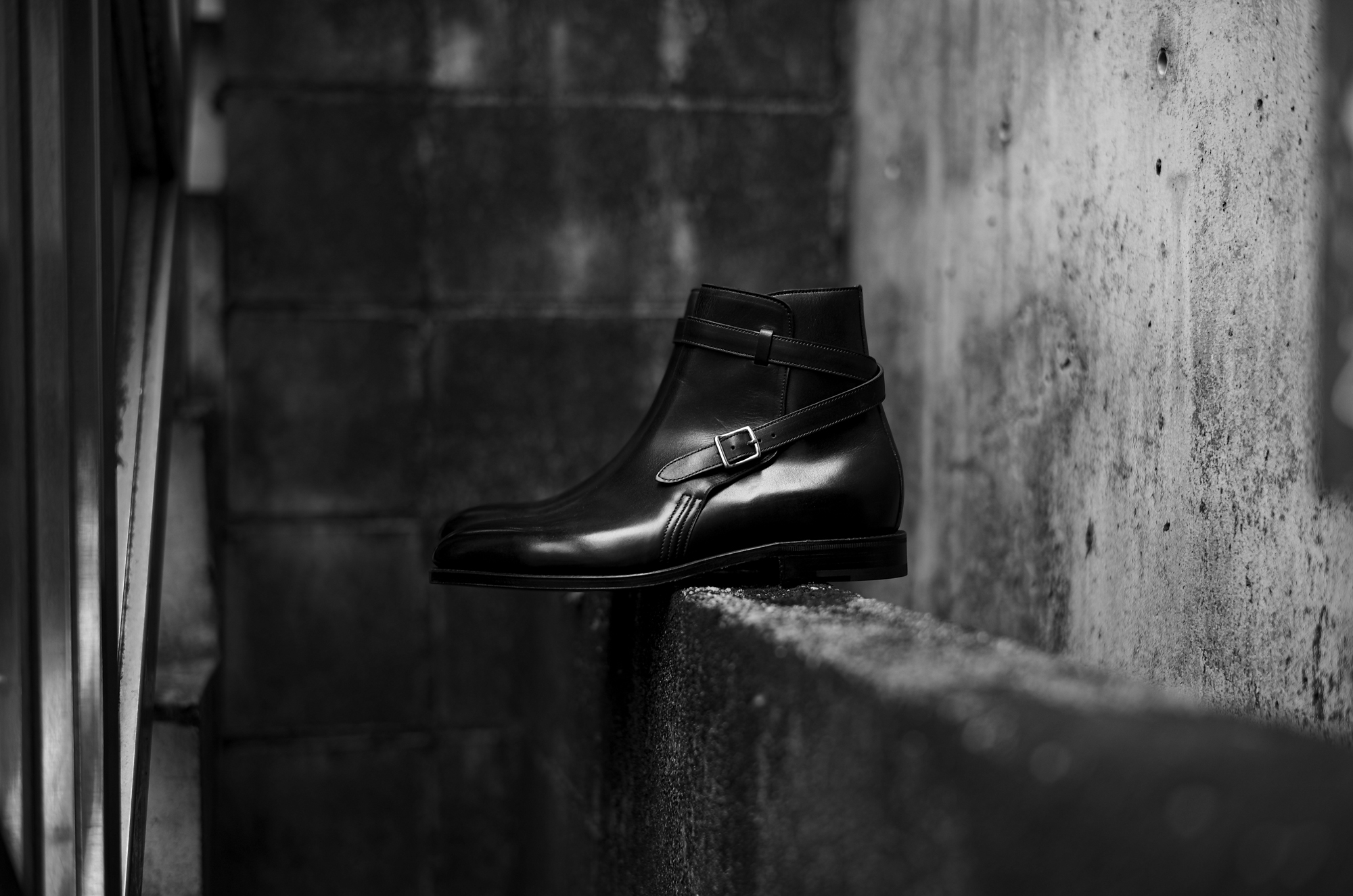 JOHN LOBB (ジョンロブ) ABBOT (アボット) 8695B Jodhpur Boots Black Calf ブラックカーフレザー ジョッパーブーツ BLACK (ブラック) Made In England (イギリス製) 2021 愛知 名古屋 Alto e Diritto altoediritto アルトエデリット ブーツ レザーブーツ johnlobbブーツ