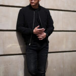 Volturno (ヴォルトゥルノ) Stretch Nylon MA-1 ナイロン フライトジャケット ボンバージャケット BLACK (ブラック) 2023秋冬 【ご予約開始】愛知 名古屋 Alto e Diritto altoediritto アルトエデリット