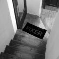 FIXER (フィクサー) FMT-01 LOGO MAT ロゴマット BLACK × GRAY (ブラック×グレー)  【ご予約開始】【2023.7.28(Fri)～2023.8.13(Sun)】のイメージ
