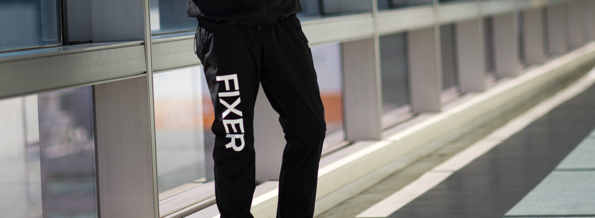 FIXER × NEW ERA (フィクサー × ニューエラ) FNE-05 RAIN SHELL PANTS レイン シェル パンツ BLACK (ブラック) 【ご予約受付中】【2023.7.28(Fri)～2023.8.13(Sun)】