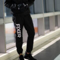 FIXER × NEW ERA (フィクサー × ニューエラ) FNE-05 RAIN SHELL PANTS レイン シェル パンツ BLACK (ブラック)  【ご予約受付中】【2023.7.28(Fri)～2023.8.13(Sun)】のイメージ