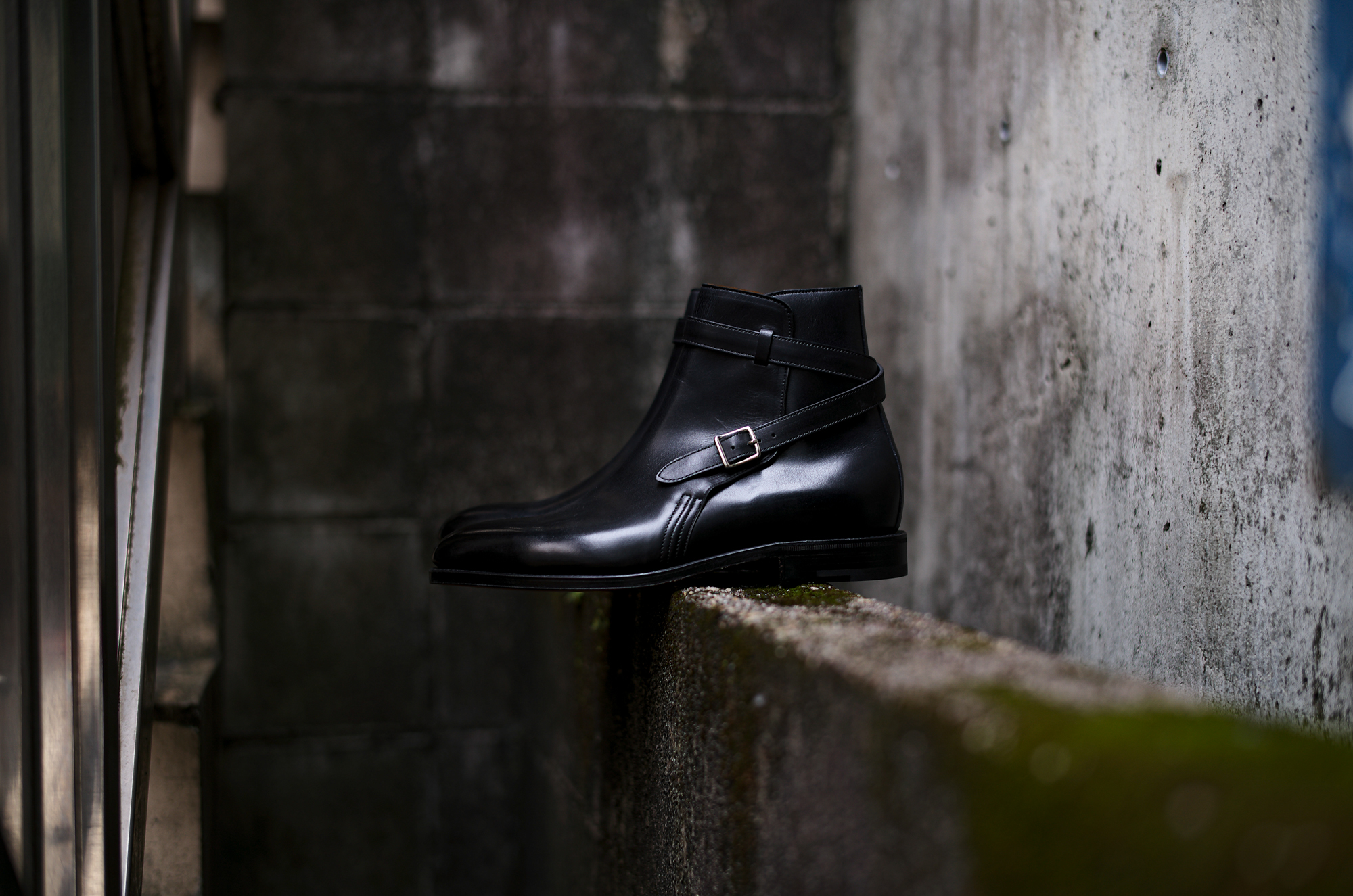 JOHN LOBB (ジョンロブ) ABBOT (アボット) 8695B Jodhpur Boots Black Calf ブラックカーフレザー ジョッパーブーツ BLACK (ブラック) Made In England (イギリス製) 2021 愛知 名古屋 Alto e Diritto altoediritto アルトエデリット ブーツ レザーブーツ johnlobbブーツ