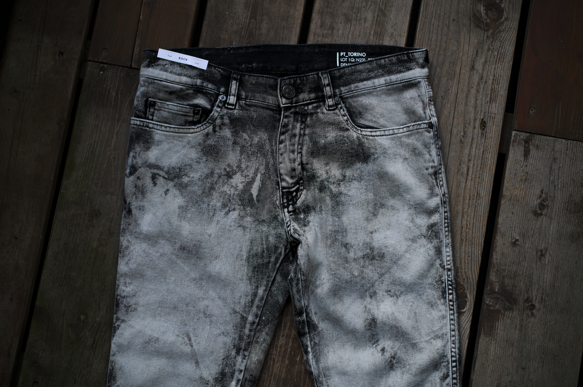 PT TORINO DENIM "ROCK" BLACK GRADATION・MN05 2024春夏 【ご予約開始】愛知 名古屋 Alto e Diritto altoediritto アルトエデリット デニム ロック ブラック グラデーション