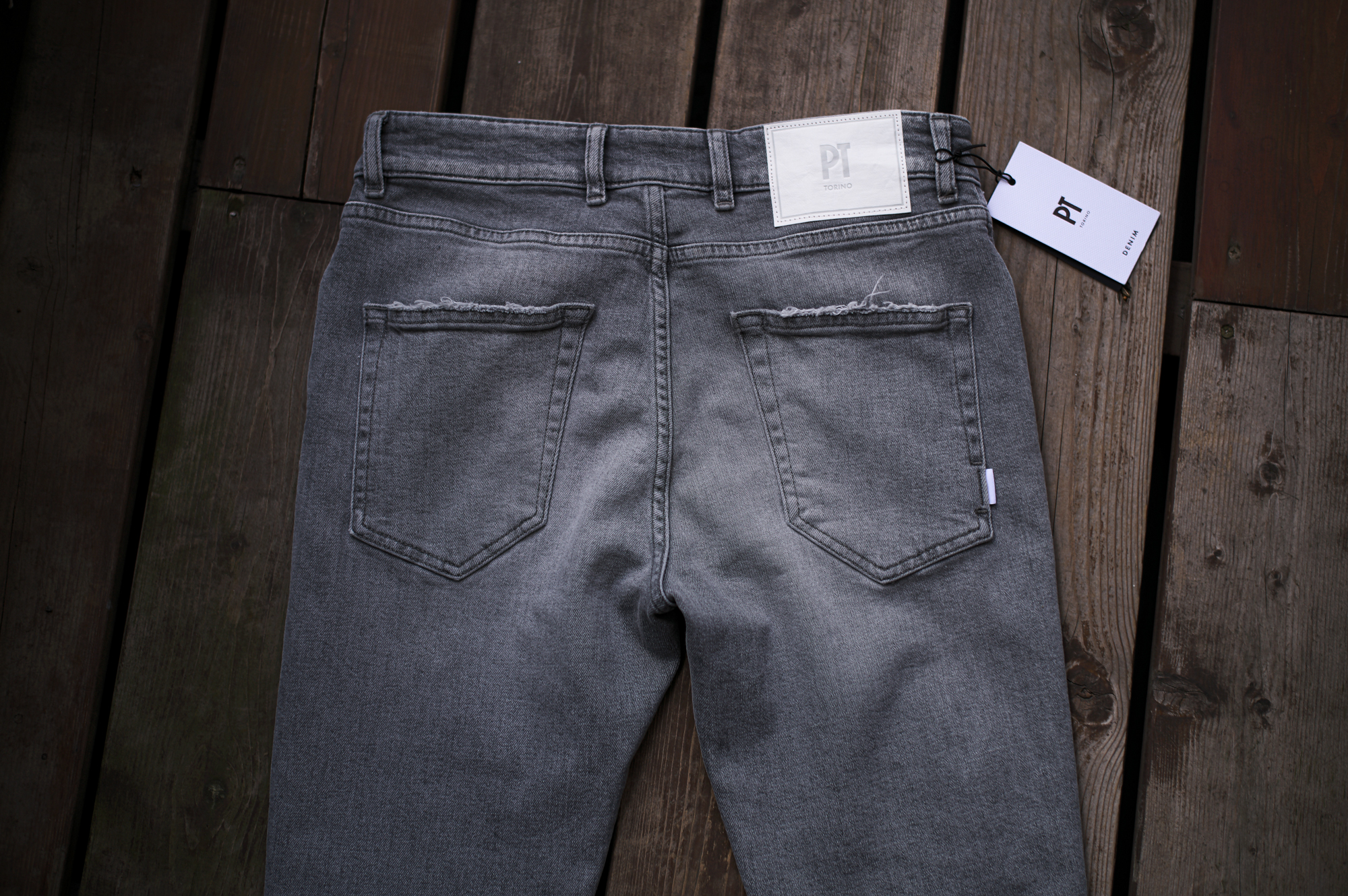 PT TORINO DENIM "ROCK" GRAY CRUSH・CC20 2024春夏 【ご予約開始】愛知 名古屋 Alto e Diritto altoediritto アルトエデリット デニム ロック グレー クラッシュ グレーデニム