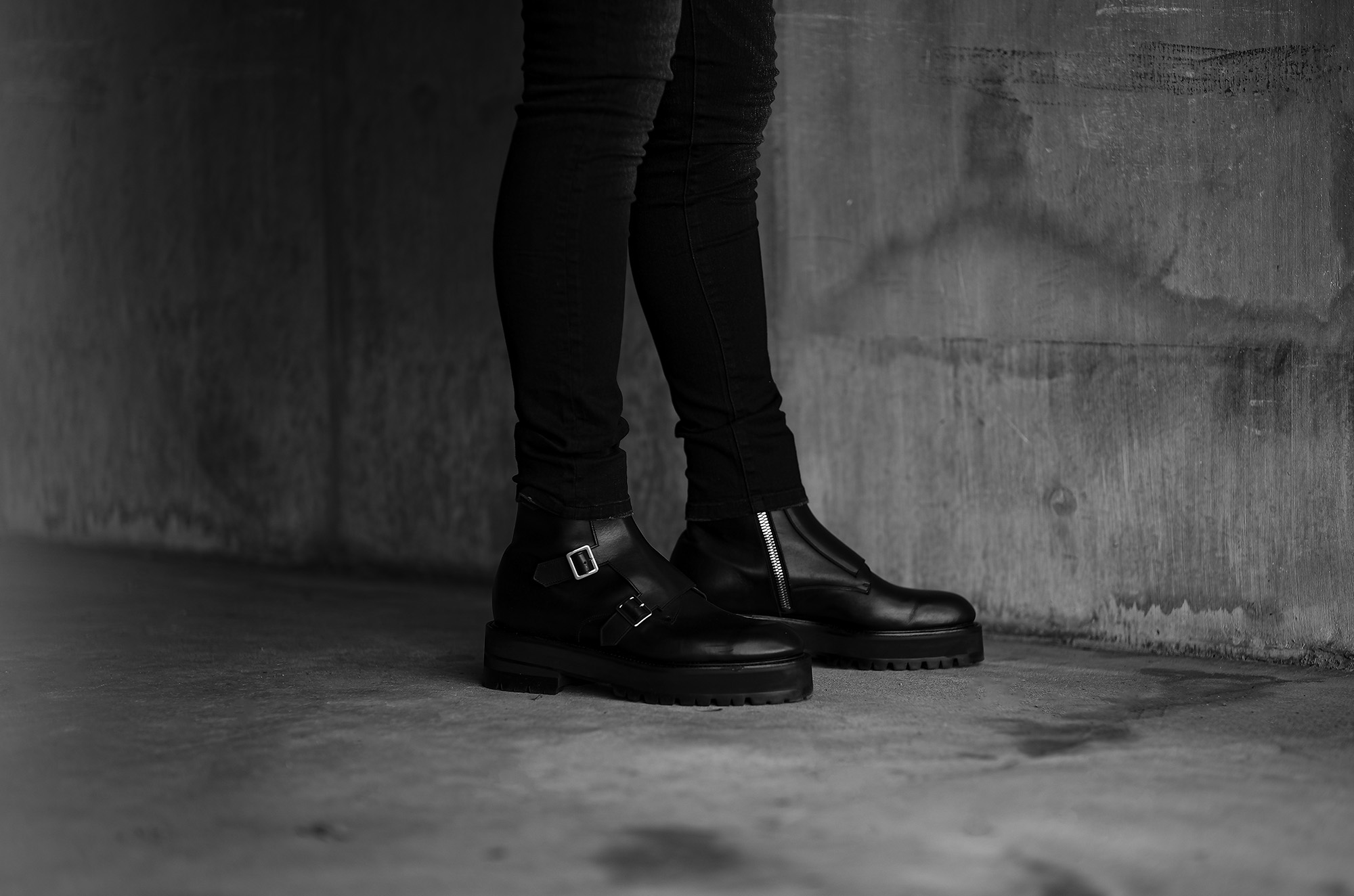 FIXER (フィクサー) FBT-01 TRIPLE STRAP BOOTS トリプルストラップブーツ BLACK (ブラック) 愛知 名古屋 Alto e Diritto altoediritto アルトエデリット レザーブーツ