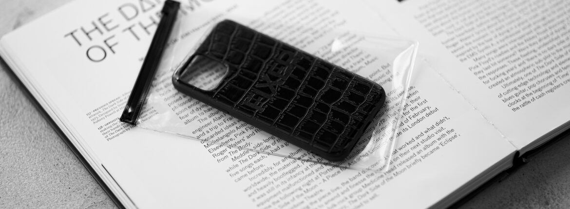 FIXER "iPhone 11Pro Crocodile Case" ALL BLACK フィクサー アイフォンケース 携帯ケース ノーマルケース クロコダイルケース ブラック ブラック ホワイト オールブラック 愛知 名古屋 Alto e Diritto altoediritto アルトエデリット