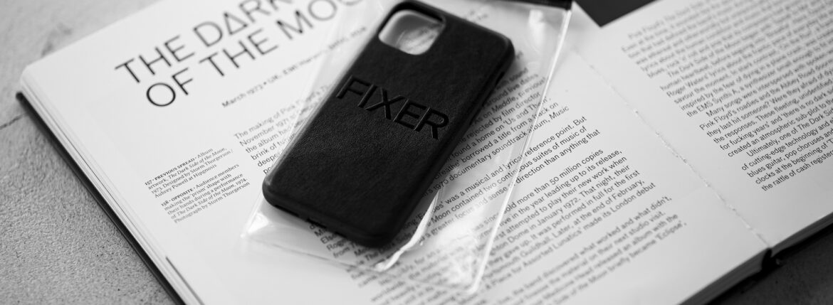 FIXER "iPhone 11Pro Case" ALL BLACK フィクサー アイフォンケース 携帯ケース ノーマルケース クロコダイルケース ブラック ブラック ホワイト オールブラック 愛知 名古屋 Alto e Diritto altoediritto アルトエデリット