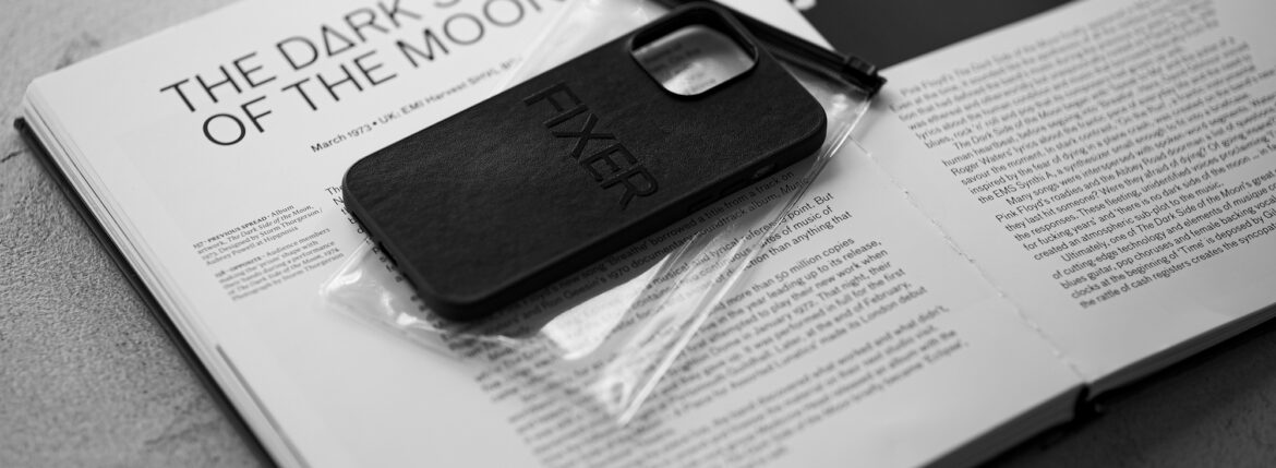 FIXER "iPhone 13Promax Case" ALL BLACK フィクサー アイフォンケース 携帯ケース ノーマルケース クロコダイルケース ブラック ブラック ホワイト オールブラック 愛知 名古屋 Alto e Diritto altoediritto アルトエデリット