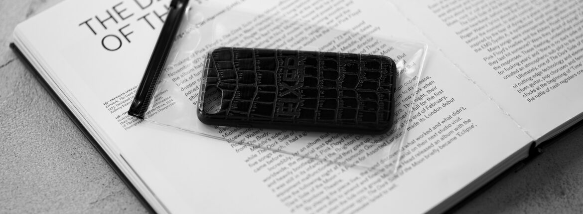 FIXER "iPhone 7 Crocodile Case" ALL BLACK フィクサー アイフォンケース 携帯ケース ノーマルケース クロコダイルケース ブラック ブラック ホワイト オールブラック 愛知 名古屋 Alto e Diritto altoediritto アルトエデリット