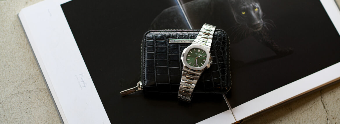 Georges de Patricia "Phantom Crocodile" 925 STERLING SILVER × PATEK PHILIPPE "Nautilus" 5711/1A-014 ジョルジュドパトリシア ファントム クロコダイル 925シルバー パテックフィリップ ノーチラス グリーン文字盤 愛知 名古屋 Alto e Diritto altoediritto アルトエデリット