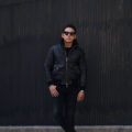 MOORER (ムーレー) FOLCO-PE1 (フォルコ) ホワイトグースダウン ラムレザー ダウン ジャケット NERO (ブラック) Made in italy (イタリア製) 2023秋冬新作 【入荷しました】【フリー分発売開始】のイメージ