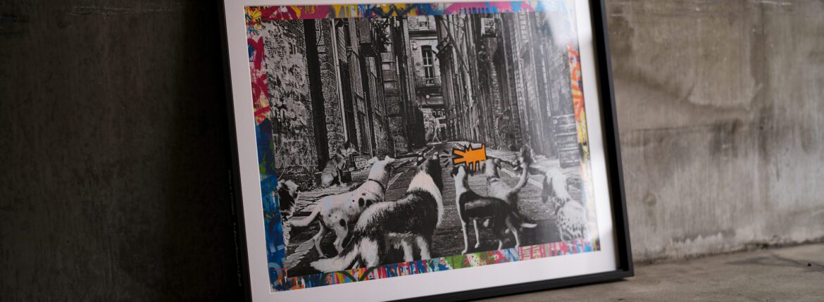 MR.BRAINWASH “ALLEY DOGS -ORANGE- 2022″「Edition UNIQUE 1/1」【発売開始】のイメージ