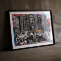 MR.BRAINWASH “ALLEY DOGS -ORANGE- 2022″「Edition UNIQUE 1/1」【発売開始】のイメージ