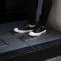 R.C.A.F (アールシーエーエフ) 001-21-O-1228 アーミー キャンバス レトロ スニーカー BLACK × BLACK SHOELACE (ブラック×ブラックシューレース) 2023秋冬 【Special Model】 【ご予約受付中】のイメージ
