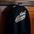 SAINT LAURENT (サンローラン) TEDDY JACKET (テディジャケット) ウール バーシティ ジャケット BLACK (ブラック) Made in italy (イタリア製) 2023秋冬新作 【入荷しました】【フリー分発売開始】のイメージ