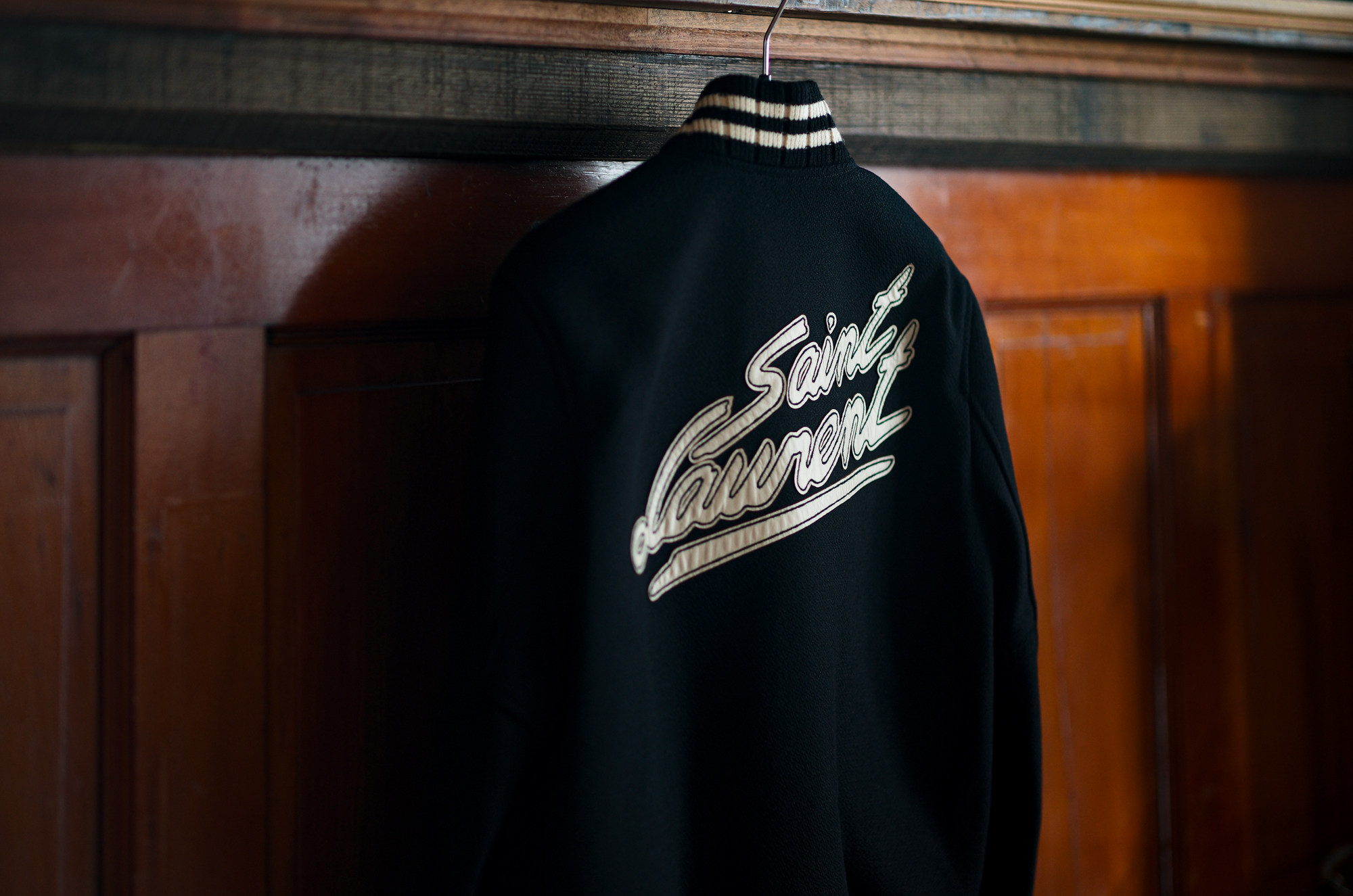 SAINT LAURENT (サンローラン) TEDDY JACKET (テディジャケット ...