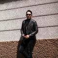 TOM FORD (トムフォード) LEATHER ICON BIKER (レザー アイコン バイカー) カーフレザー セミダブル ライダース ジャケット CHOCOLATE (ブラウン) Made in italy (イタリア製) 2023秋冬新作のイメージ
