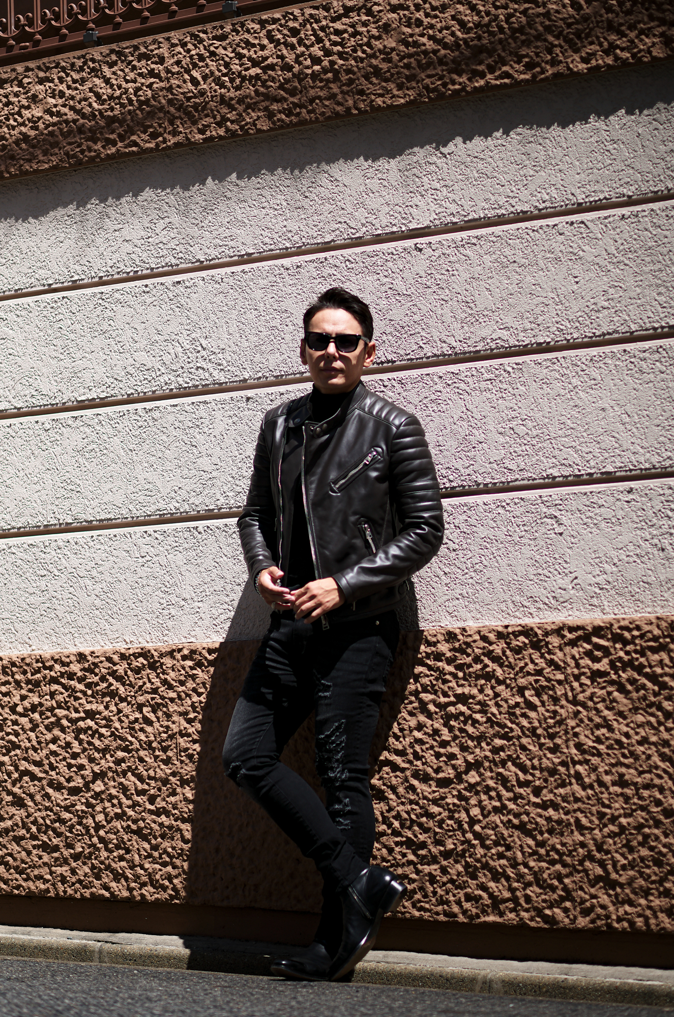 TOM FORD (トムフォード) LEATHER ICON BIKER (レザー アイコン