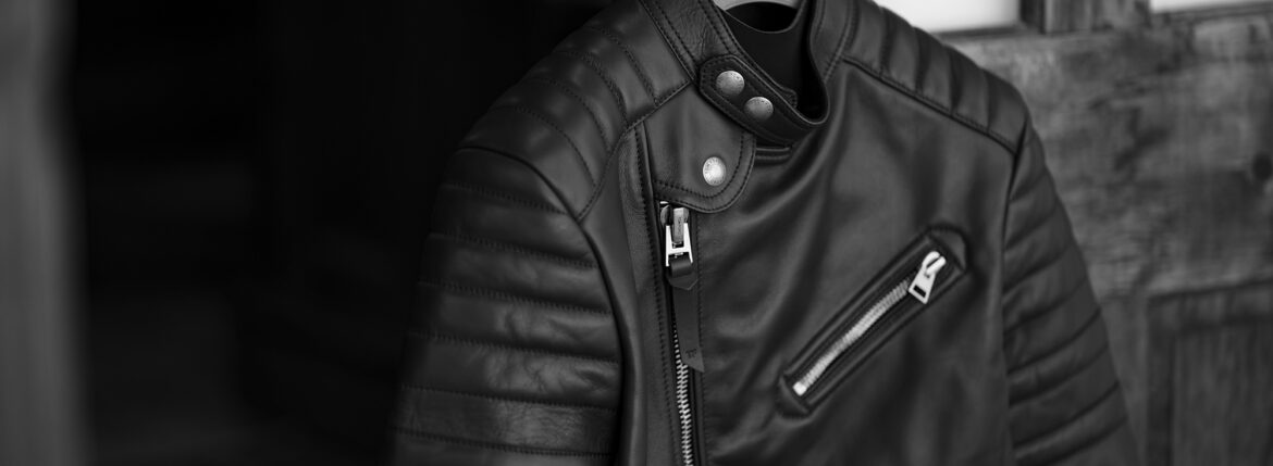 TOM FORD LEATHER ICON BIKER "CHOCOLATE" 2024AW トムフォード レザーアイコンバイカー チョコレート ブラウン ダークブラウン セミダブルライダース ダブルライダース レザージャケット ライダースジャケット