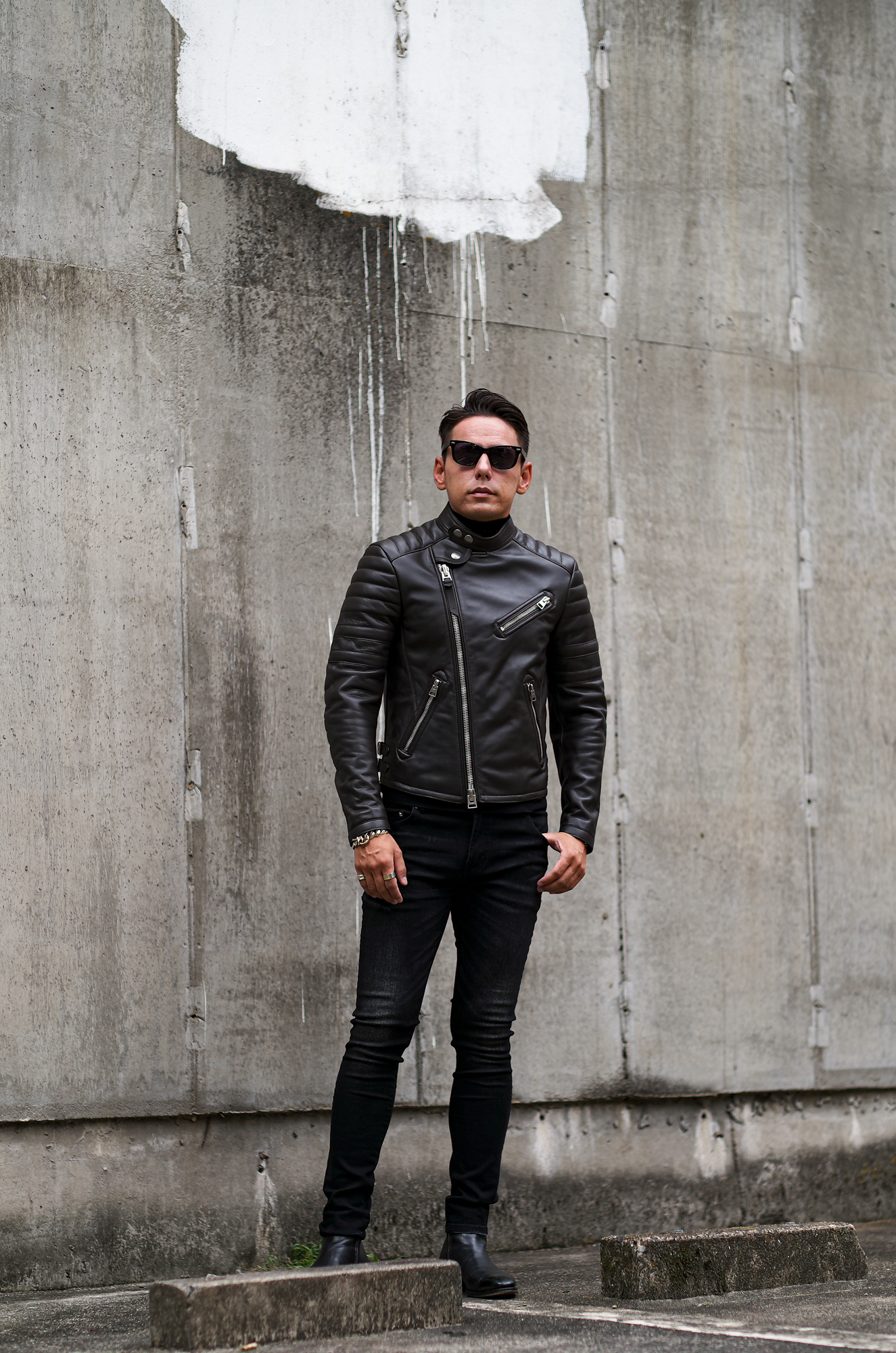 TOM FORD (トムフォード) LEATHER ICON BIKER (レザー アイコン ...