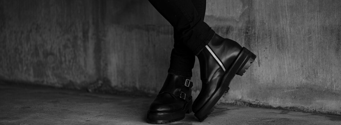 FIXER (フィクサー) FBT-01 TRIPLE STRAP BOOTS トリプルストラップブーツ BLACK (ブラック) 愛知 名古屋 Alto e Diritto altoediritto アルトエデリット レザーブーツ